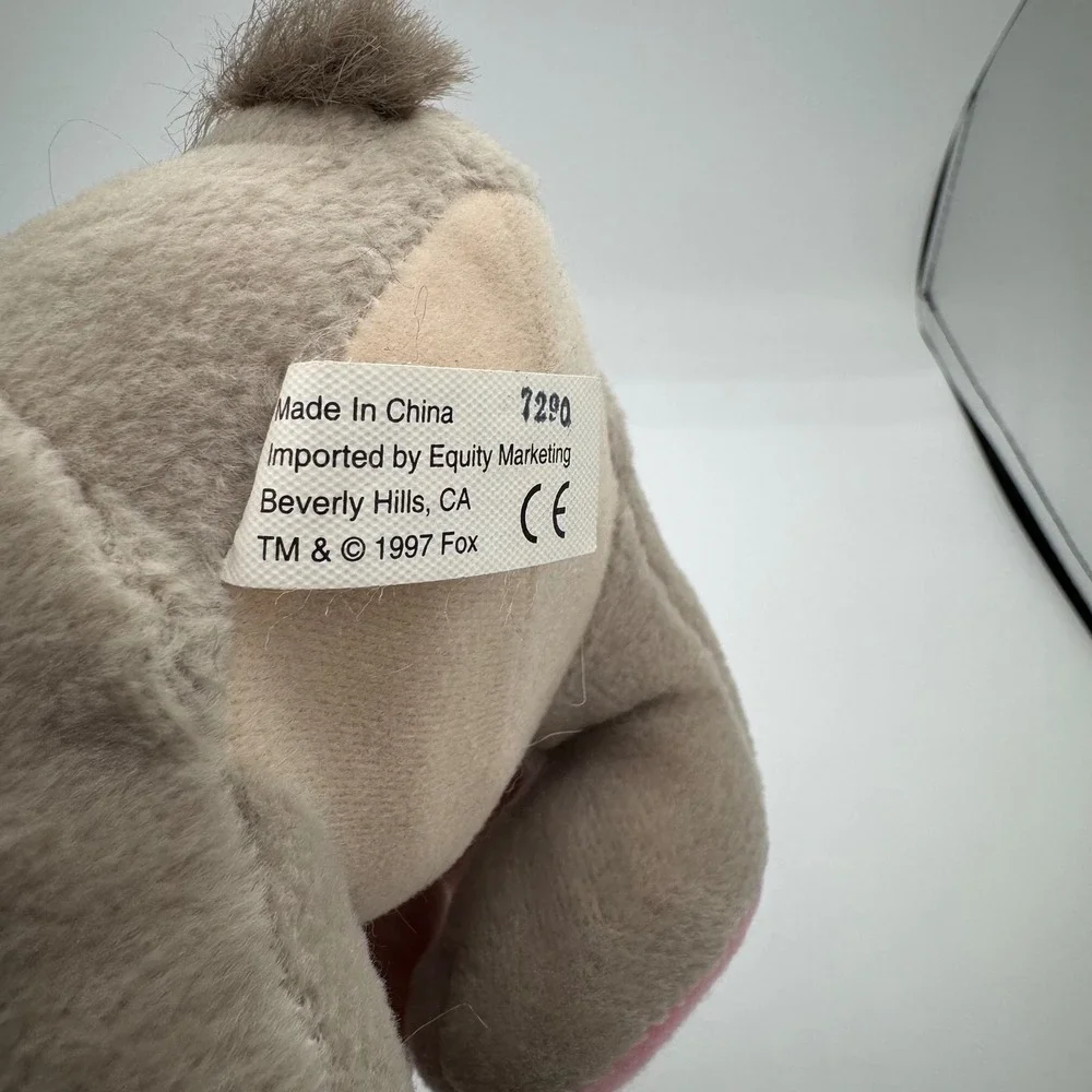 Vintage 1997 Anastasia Pooka Dog Plush 9